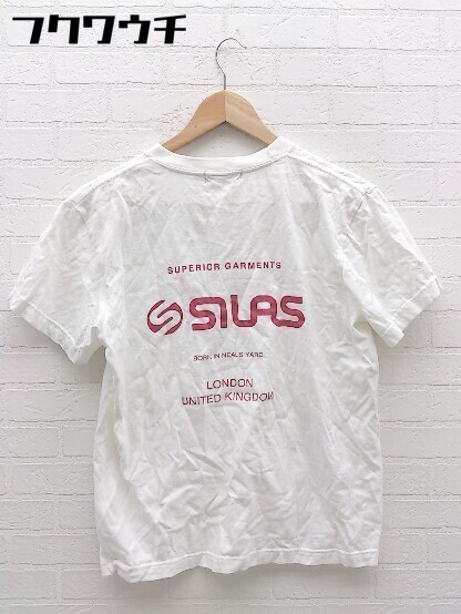 ◇ SILAS サイラス 半袖 Tシャツ サイズS ホワイト メンズ_画像3