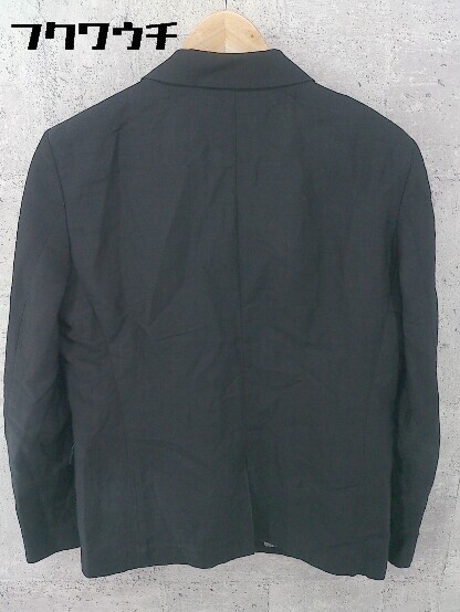 ◇ JOURNAL STANDARD ジャーナルスタンダード リネン混 長袖 テーラード ジャケット サイズM ブラック メンズの画像3