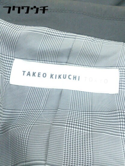 ◇ TAKEO KIKUCHI タケオキクチ 長袖 テーラード ジャケット サイズ4 ブラック メンズ_画像4