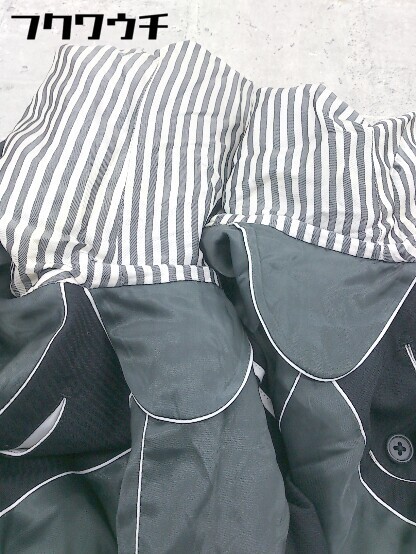 ◇ THE SUIT COMPANY スーツカンパニー シャドーストライプ テーラード ジャケット サイズ180？-4drop ブラック メンズ_画像7
