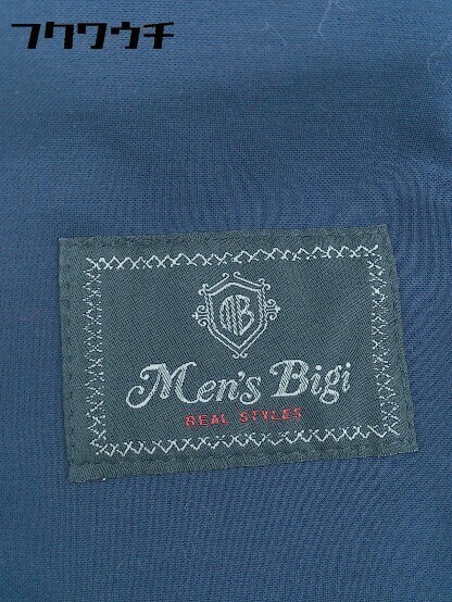 ◇ MEN'S BIGI ビギ 長袖 テーラード ジャケット 3サイズ ネイビー メンズ_画像4