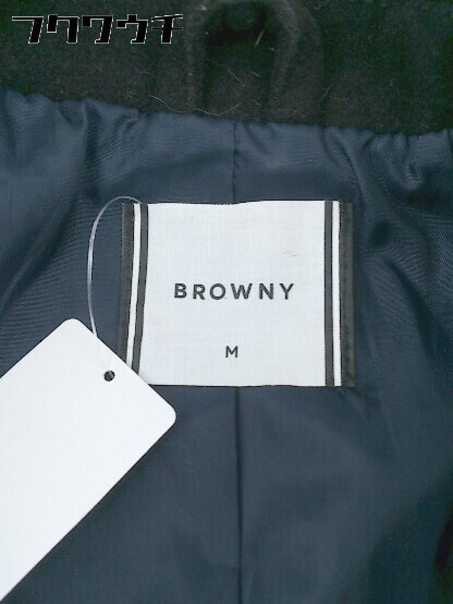 ◇ BROWNY ブラウニー 長袖 コート サイズM ブラック メンズ_画像4