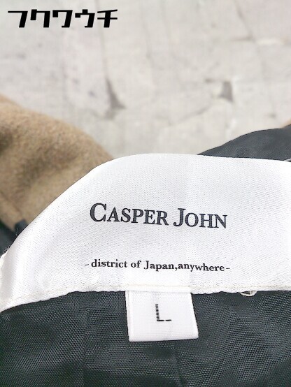 ◇ CASPER JOHN キャスパージョン テーラード ジャケット サイズL ブラウン メンズ_画像4