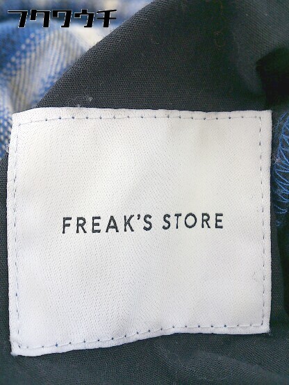◇ FREAK'S STORE フリークスストア ウエストゴム チェック パンツ サイズS ブルー メンズ_画像6