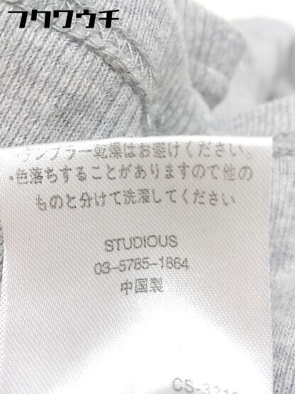 ◇ STUDIOUS ステュディオス 七分袖 Tシャツ カットソー サイズS グレー メンズ_画像6