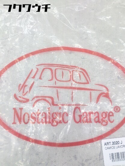 ◇ ◎ Nostalgic Garage ノスタルジックガレージ イタリア製 袋付き 長袖 コート サイズ44 ブルー メンズの画像4