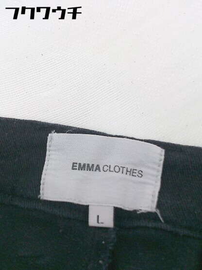 ◇ EMMA CLOTHES エマ クローズ ストレッチ パンツ サイズL ブラック メンズ_画像4