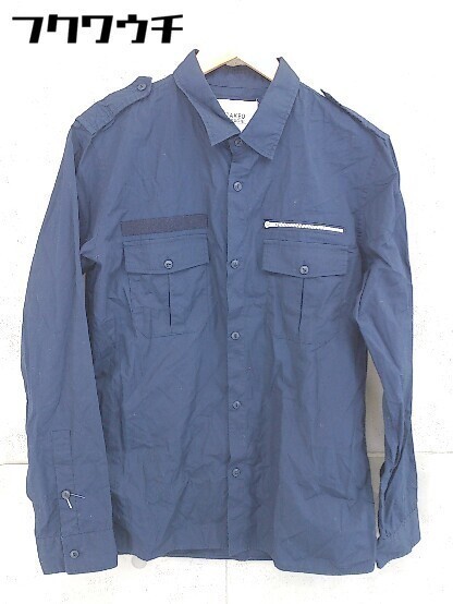 ◇ TAKEO KIKUCHI タケオキクチ 日本製 長袖 シャツ サイズ3 ブルー メンズ_画像2