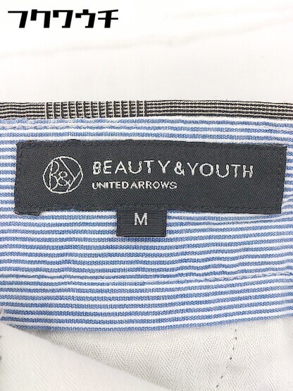 ◇ BEAUTY & YOUTH UNITED ARROWS チェック スラックス パンツ サイズM グレー系 メンズ_画像4