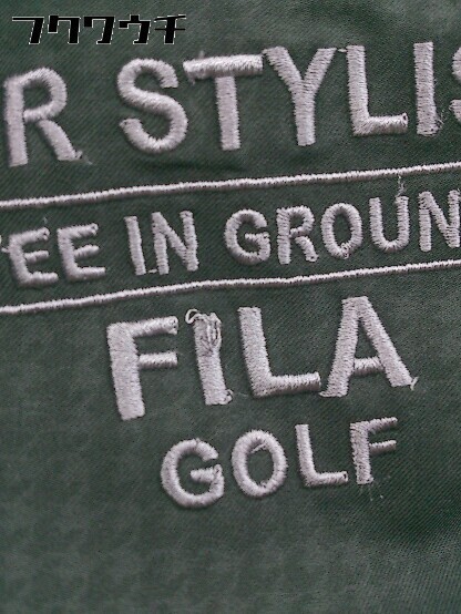 ◇ FILA フィラ GOLF 千鳥格子 パンツ サイズ86 ブラック メンズ_画像7