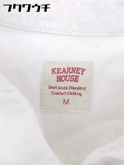 ◇ KEARNEY HOUSE カーニーハウス 長袖 シャツ サイズM ホワイト メンズ_画像4