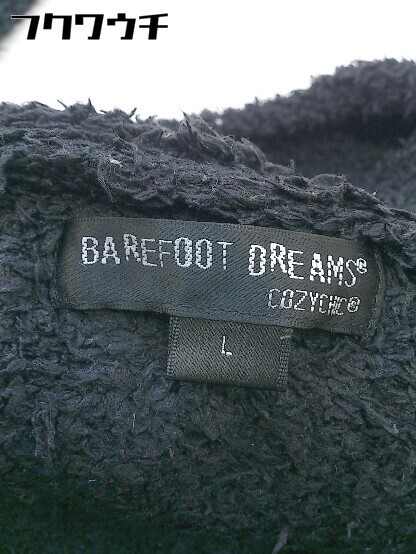 ■ BAREFOOT DREAMS ベアフットドリームズ ジップアップ 長袖 パーカー サイズL ブラック メンズ_画像4