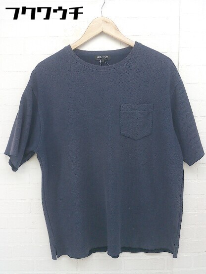 ◇ BEAMS HEART ビームス ハート 五分袖 Tシャツ カットソー サイズM ネイビー メンズ_画像2