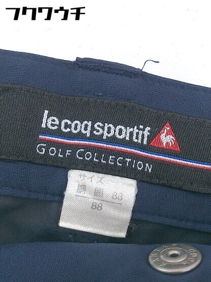 ◇ le coq sportif ルコック スポルティフ クロップド パンツ サイズ88 ネイビー メンズの画像4