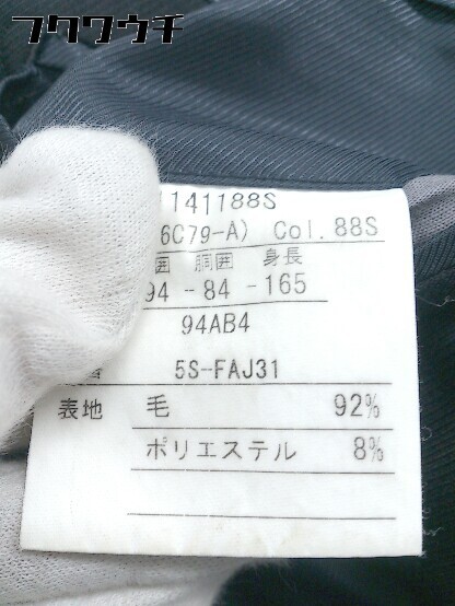 ◇ P.S.FA パーフェクトスーツファクトリー シングル3B 長袖 テーラード ジャケット 94AB4 ネイビー メンズ_画像6
