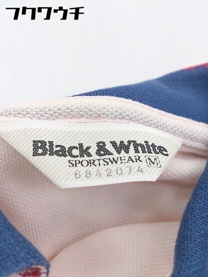 * Black&White black & white polo-shirt with short sleeves size M pink men's 