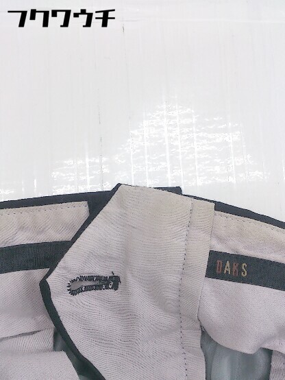 ◇ DAKS ダックス タックパンツ サイズ91 ブラック メンズ_画像5