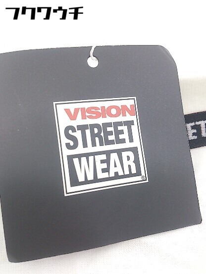 ◇ ◎ ●未使用● VISION STREET WEAR タグ付き 半袖 Tシャツ カットソー サイズM オフホワイト マルチ メンズ_画像5