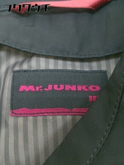 ◇ ◎ Mr.JUNKO II世 ミスタージュンコ ニセイ ライナー付き 長袖 コート サイズS ブラック メンズ_画像4