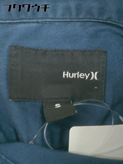 * Hurley Harley Logo нашивка рубашка с коротким рукавом размер S темно-синий мужской 