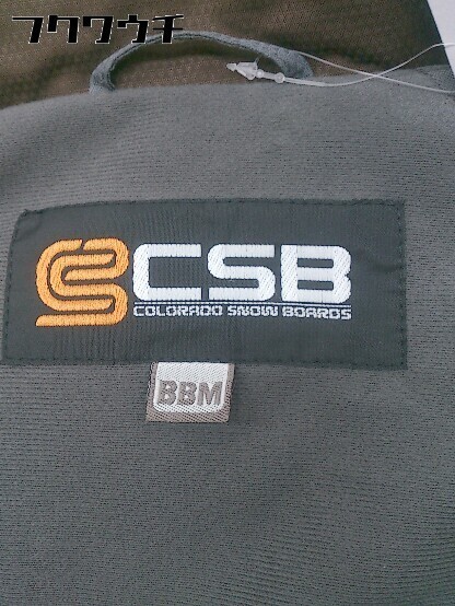 ■ SCSB ジップアップ　スノーボード 長袖 中綿 ジャケット サイズBBM ブラウン メンズ_画像4
