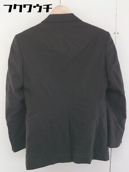 ◇ JOHN PEARSE シャドーストライプ シングル2B 長袖 テーラード ジャケット サイズY4 チャコールブラウン系 メンズ_画像3