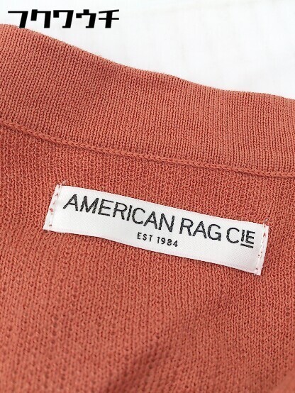 ◇ AMERICAN RAG CIE アメリカンラグシー ニット 長袖 カーディガン サイズ 1 オレンジ系 メンズ_画像4