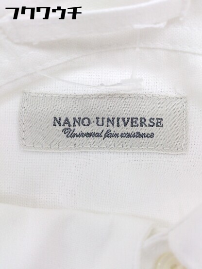 * nano universe Nano Universe кнопка down BD рубашка с длинным рукавом размер S белый мужской 
