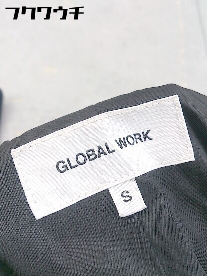■ GLOBAL WORK ... Work   полосатый   P  пальто   размер  S  военно-морской флот    серый   мужской 
