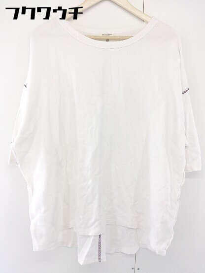 ◇ FREAK'S STORE フリークスストア 七分袖 Tシャツ カットソー サイズ F ホワイト メンズ_画像1