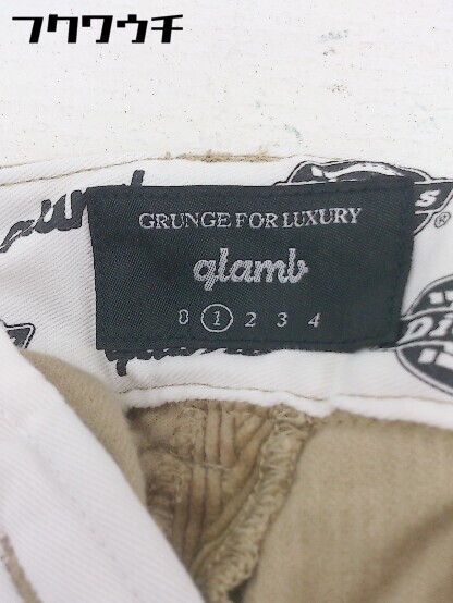 ◇ glamb グラム コーデュロイ素材 パンツ サイズ1 ベージュ系 メンズ_画像5