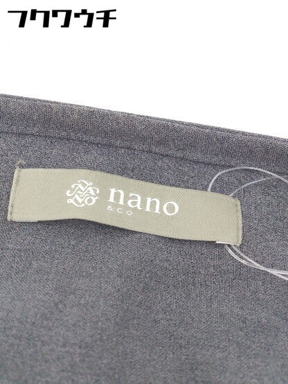 ◇ nano&co ナノアンドコー nano universe 半袖 カットソー サイズM グレー メンズ_画像4
