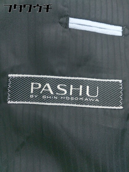 * PASHU SHIN HOSOKAWAsin ho so leather 2B long sleeve tailored jacket size YA3 black men's 