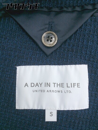 ◇ A day in the life UNITED ARROWS テーラード ジャケット サイズS ネイビー メンズ_画像6