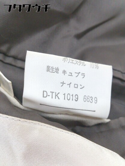 ◇ SUITS TAKEO KIKUCHI タケオキクチ 2B 長袖 テーラードジャケット サイズ1 ブラウン メンズ_画像7