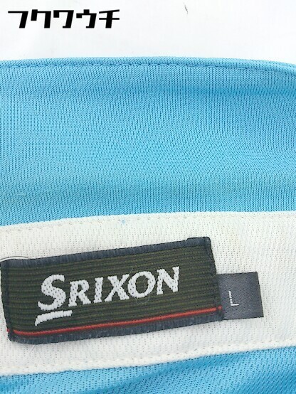 ◇ ◎ SRIXON スリクソン 半袖 ポロシャツ サイズL ライトブルー メンズ_画像6