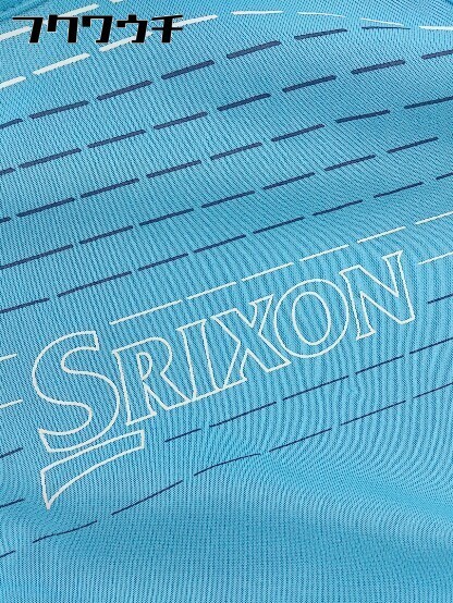 ◇ ◎ SRIXON スリクソン 半袖 ポロシャツ サイズL ライトブルー メンズ_画像4