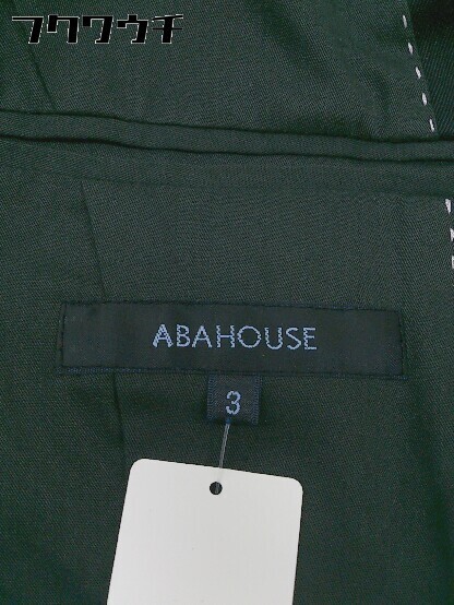 ◇ ABAHOUSE アバハウス 長袖 ジャケット サイズ3 ブラック メンズ_画像6