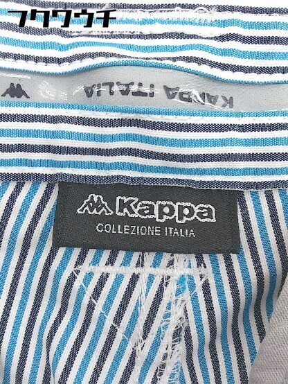 ◇ KAPPA カッパ 総柄 パンツ サイズ76 ブルー系 メンズ_画像4