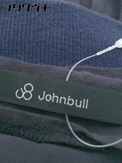 ◇ Johnbull ジョンブル 袖 裾リブ 七分袖 ジップジャケット サイズＳ ネイビー メンズ_画像6
