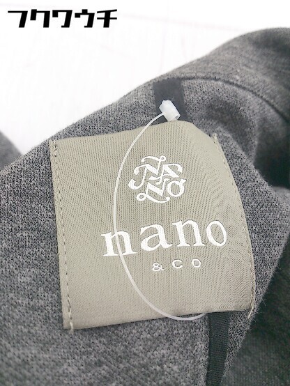 ◇ nano&co ナノアンドコー nano universe 長袖 ジャケット サイズS グレー メンズ_画像4