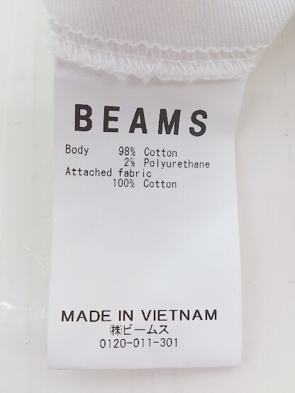 ◇ BEAMS ビームス コットン パンツ サイズM ホワイト メンズ_画像5