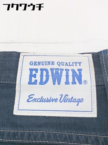 ◇ EDWIN エドウィン EX10 デニム調 パンツ サイズ30 ネイビー系 メンズ_画像4