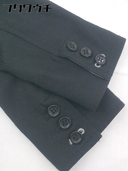 ◇ SETTING CRACKS 2B シングル 長袖 テーラードジャケット サイズ 02 ブラック メンズ_画像5