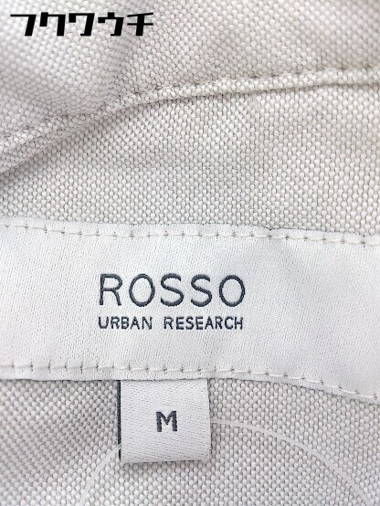 ◇ ◎ URBAN RESEARCH ROSSO ロッソ 七分袖 シャツ サイズM グレー系 メンズ_画像6