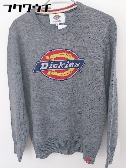 ◇ Dickies ディッキーズ 長袖 ニット セーター サイズS グレー系 メンズ_画像2