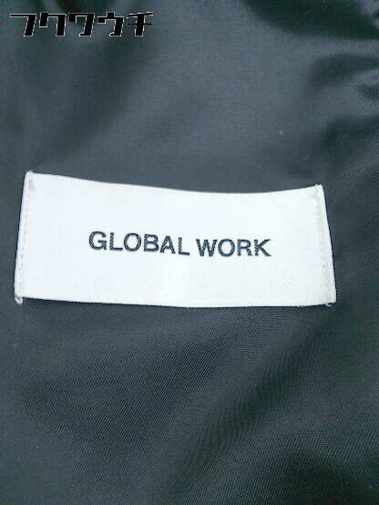 * GLOBAL WORK glow bar Work long sleeve duffle coat size L black men's 