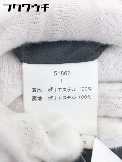 ◇ TESS テス ベロア調 ジップアップ 長袖 ブルゾン サイズ L ブラック メンズ_画像5
