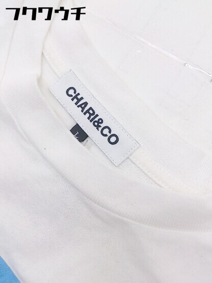 ◇ CHARI&CO チャリアンドコー 東京タワー フォト プリント 半袖 Tシャツ カットソー サイズL ホワイト メンズ_画像5