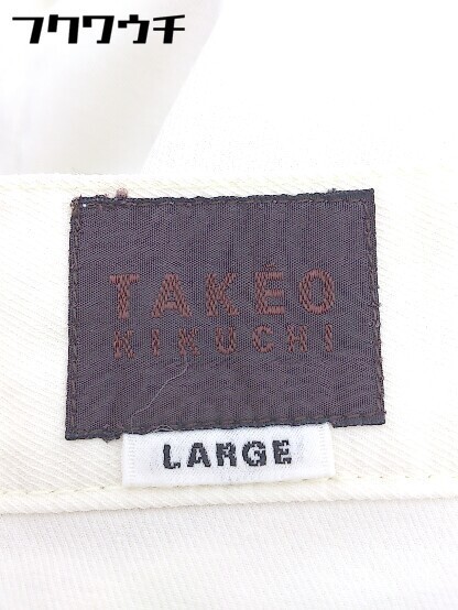 * TAKEO KIKUCHI Takeo Kikuchi half short pants size L cream series men's 